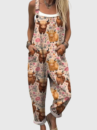 ג'ינס קיץ לנשים עם הדפס שובב