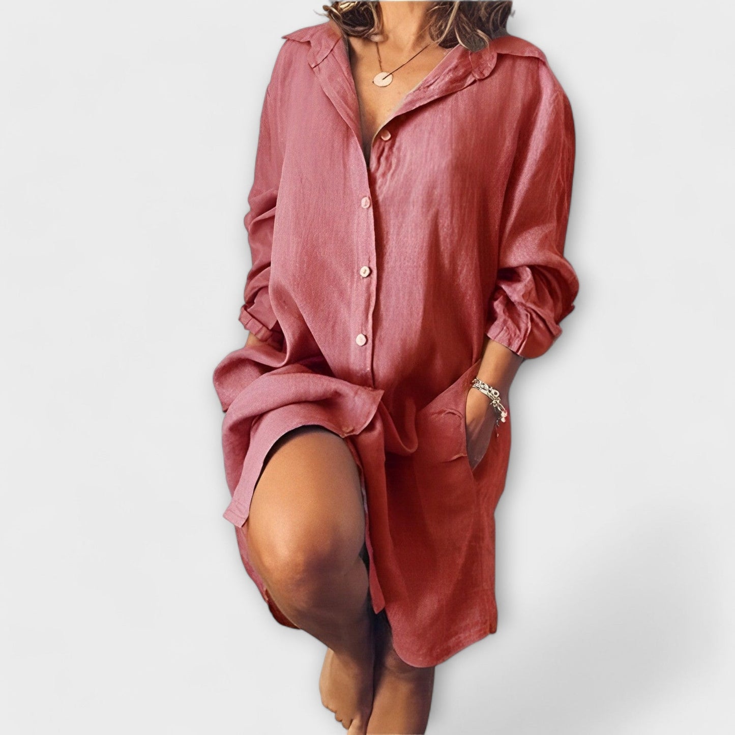 Everyday Casual Linen Blouse