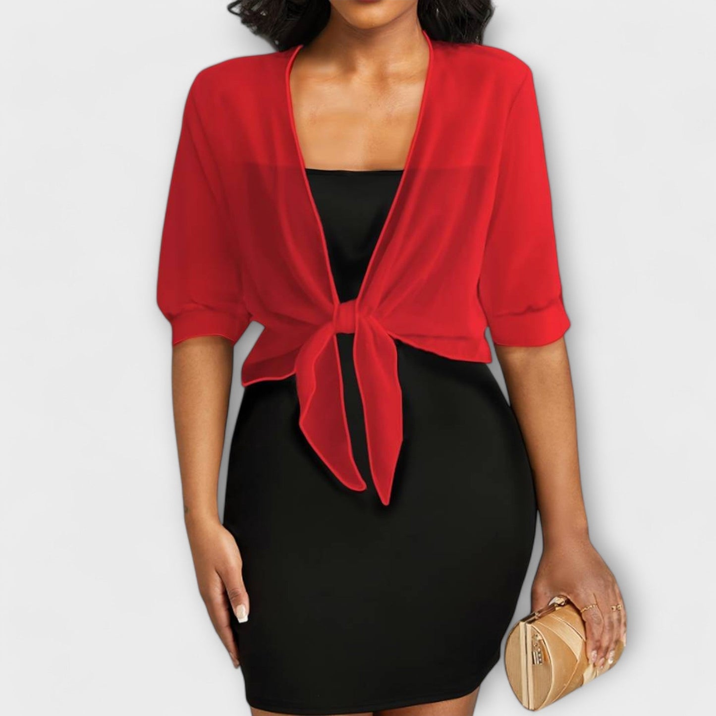 Olivia - Open Front Blouse