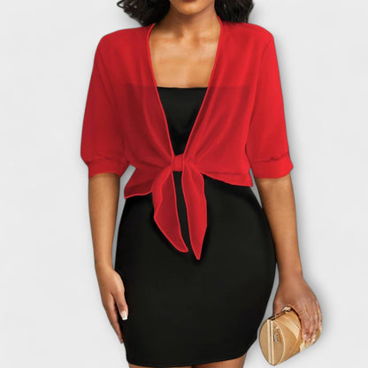 Olivia - Open Front Blouse