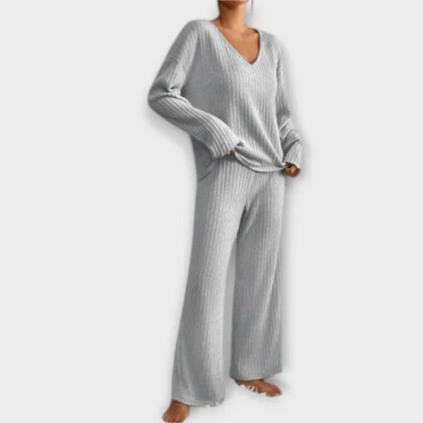 Ribbed Loungewear Set